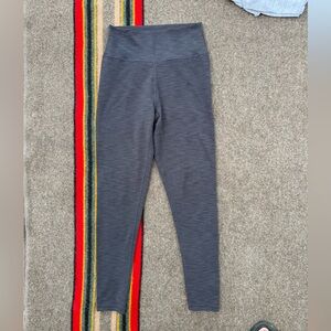 Prana Charcoal Ribbed Leggings